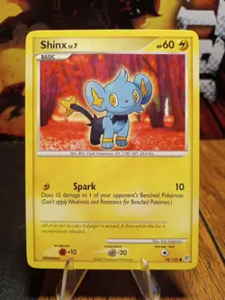 2007 Pokemon Diamond & Pearl Shinx #98 Extremely LP - Image 1