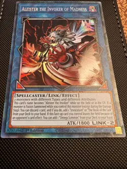 YuGiOh Aleister the Invoker of Madness - GEIM-EN053 - NM - 1st Ed Collector's R - Image 2