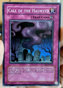Yugioh Vintage 2004 Call of the Haunted DB1-EN076 Super Rare VLP/LP w/Tracking - Image 1