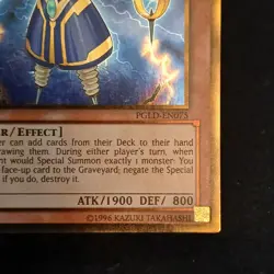 Thunder King Rai-Oh PGLD-EN075 Premium Gold 1st Edition LP - Image 4