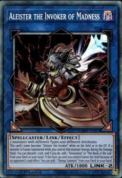 Aleister the Invoker of Madness 1st Ed Collector Rare GEIM-EN053 Yu-Gi-Oh! - Image 1
