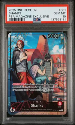 One Piece PSA Promo Shanks 001 PSA 10 - Image 1