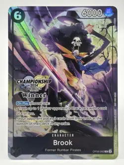 Brook OP06-092 EN ONE PIECE TCG 2024 Championship WINNER-NM - Image 1
