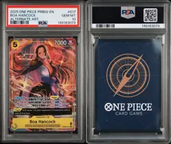2025 ONE PIECE PRB02-017 PREMIUM BOOSTER ALTERNATE ART #017 BOA HANCOCK PSA 10 - Image 3