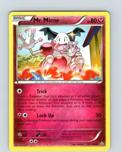 Pokemon TCG Mr. Mime XY Primal Clash 101/160 Regular Uncommon Card LP-NM - Image 1
