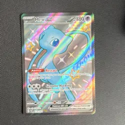 Pokemon Mew ex 216/091 SV: Paldean Fates Shiny Ultra Rare Full Art Holo Card - Image 1