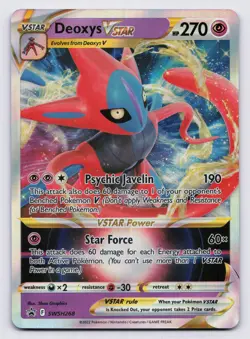 Deoxys VSTAR Holofoil Promo SWSH: Sword & Shield Promo Cards SWSH268 NM - Image 1