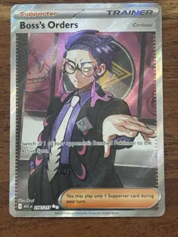 Pokemon TCG Boss's Orders 256/217 Ascended Heroes Ultra Rare NM Card - Image 1