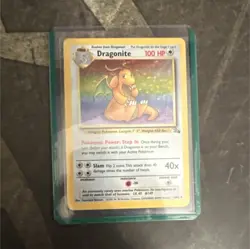 Pokemon Fossil Dragonite 4/62 Holo Rare 100 HP 1999 Vintage Card - Image 1