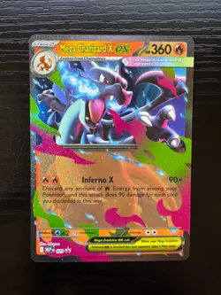 Mega Charizard X EX 029 Black Star Promo Pokemon Card NM - Image 1