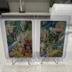 Bandai Super Dragon Ball Heroes Son Goku & Vegeta Hero Elite CP Holo Cards Lot - Image 1