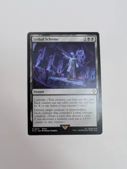 MTG - Lethal Scheme - Commander: Final Fantasy NM/M Condition - Image 1