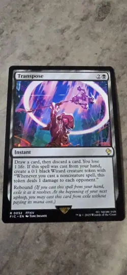 Transpose Commander: Final Fantasy Regular Instant Rare MTG NM - Image 1