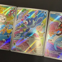 Pokemon TCG: First Partner Illustration Rares - Alola Starters Gen 7 - Image 3