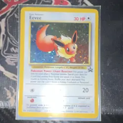 Pokemon Eevee Wotc Promo Holo 11/53 30 HP 2000 Trading Card - Image 1