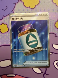 Pokemon TCG N's PP Up 262/217 Full Art Trainer Card - Ascended Heroes - NM/M - Image 1