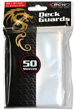 50 Clear BCW Deck Guards MTG CCG Pokemon Gaming Card Sleeve Acid Free 66x91 Bags 722626981005 - Image 2