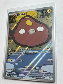 Stunfisk 118/086 Illustration Rare White Flare Pokemon Card - Image 1