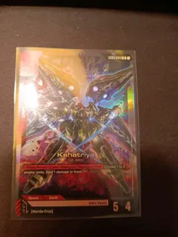 Gundam Card Game - Kshatriya GD01-044 LR Near Mint/Mint New Type Rising - Image 1