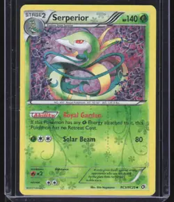 Pokemon TCG Serperior #RC3/RC25 Radiant Collection 2013 B&W: Legendary Treasures - Image 1