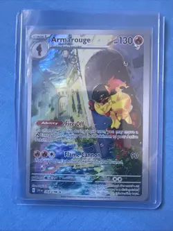 Pokemon Scarlet and Violet - ARMAROUGE - ILLUSTRATION RARE - 203/198 - NM - Image 1