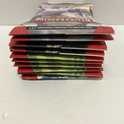 Pokemon TCG Paldea Evolved Sleeved Booster Packs, Lot of 10, Sealed New - Image 5