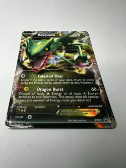 Pokemon Rayquaza EX Black & White Promo Holo BW47 2012 English Dragon - Image 1