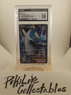 POKEMONS CGC10 B&W Full Art LATIOS EX PLASMA FREEZE - Image 1