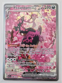 Pokemon Fezandipiti ex 288/217 Ascended Heroes Full Art Holo EX Rare 210 HP EN - Image 1