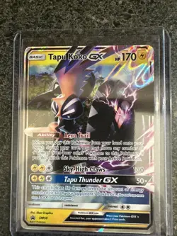Tapu Koko GX SM50 Shiny Black Star Promo Card NM Condition - Image 1