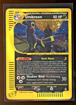 2003 Aquapolis Umbreon Holo Foil H29/H32 WOTC E-Reader Pokemon Vintage - Image 1