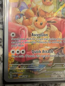 Eevee Pokemon 2024 S&V Twilight Masquerade Illustration Rare #188 NM - Image 2