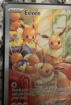 Eevee Pokemon 2024 S&V Twilight Masquerade Illustration Rare #188 NM - Image 3