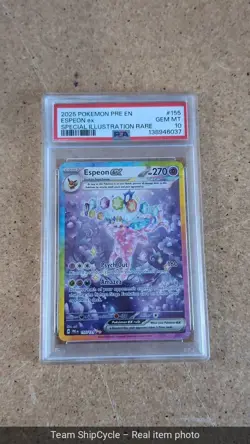 Espeon EX 155108 Special Illustration Rare Pokemon PSA 10 037 G2U - Image 1