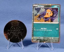 Scraggy SVP186 - Journey Together Blister Cosmos Holo Promo NM With Coin SWIRLS! - Image 1