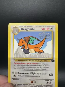 Pokemon TCG Dragonite WoTC Black Star Movie Promo 5 - HP/Damaged - Image 3