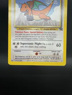 Pokemon TCG Dragonite WoTC Black Star Movie Promo 5 - HP/Damaged - Image 4