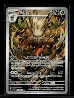 Pokemon 2024 Temporal Forces Shiftry #163/162 - Image 1