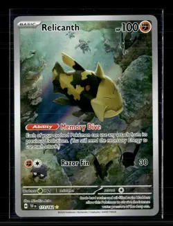 Pokemon 2024 Temporal Forces Relicanth #173/162 - Image 1