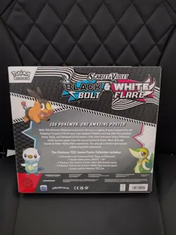 POKEMON SV10.5 BLACK BOLT WHITE FLARE POSTER COLLECTION BOX SEALED - Image 3