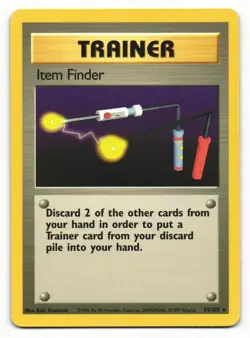 Item Finder 74/102 Rare Base Set Pokemon NM - Image 1