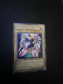 Yu-Gi-Oh! TCG Gamma The Magnet Warrior DOR-003 Secret Rare Holo 1500/1800 Unlim… - Image 1