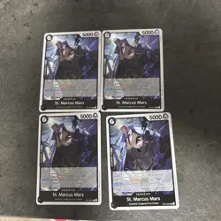One Piece TCG 4x OP13-091 St. Marcus Mars (playset) English - Image 1