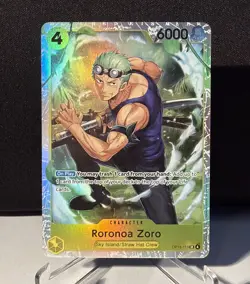One Piece Adventure on Kami’s Island Roronoa Zoro Super Rare OP15-113 NM english - Image 1