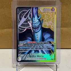 One Piece Gecko Moria - OP14-080 (Alternate Art) Leader - NM - Image 1