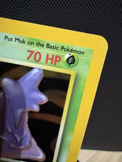 Pokemon TCG Muk 13/62 Fossil Holo Rare NM - Image 4