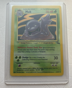 Muk Holo Rare 1999 13/62 Fossil Set Unlimited Pokemon TCG - Image 4