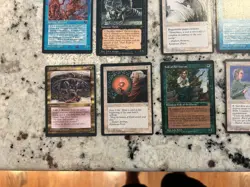 Mtg Miscut Lot x25 - Magic The Gathering Miscut Card Lot Miscut Cards Played - Image 2