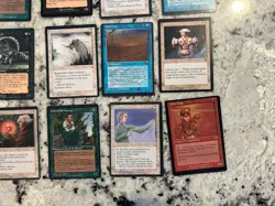 Mtg Miscut Lot x25 - Magic The Gathering Miscut Card Lot Miscut Cards Played - Image 3