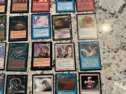 Mtg Miscut Lot x25 - Magic The Gathering Miscut Card Lot Miscut Cards Played - Image 4